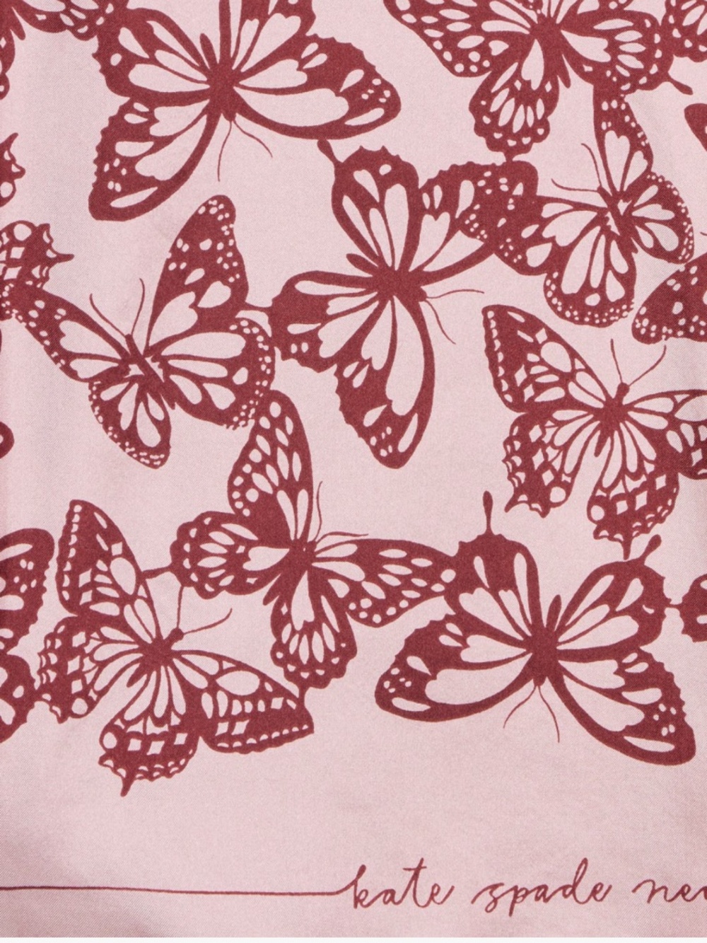 KATE SPADE Spring Flight Silk Square Scarf - Picture 5 of 9